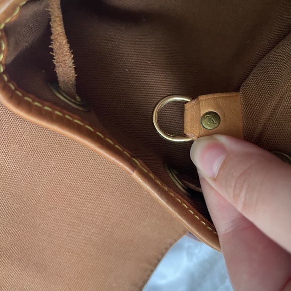 Auth vintage Louis Vuitton Montsouris mini backpack - Picture 8 of 12